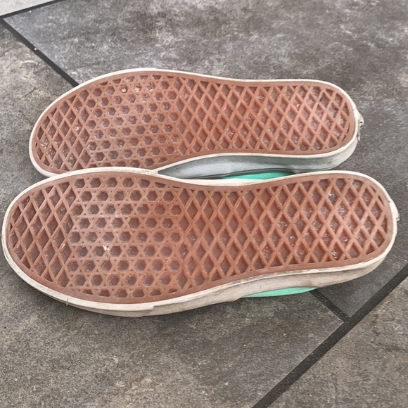 Used Vans teal and blue US women’s size 8 mens size 6.5 - Picture 5 of 5